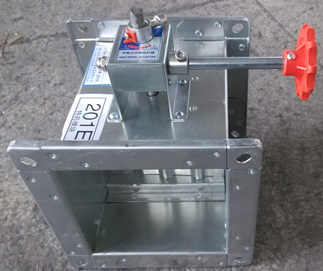 蝸輪蝸桿鍍鋅風(fēng)閥